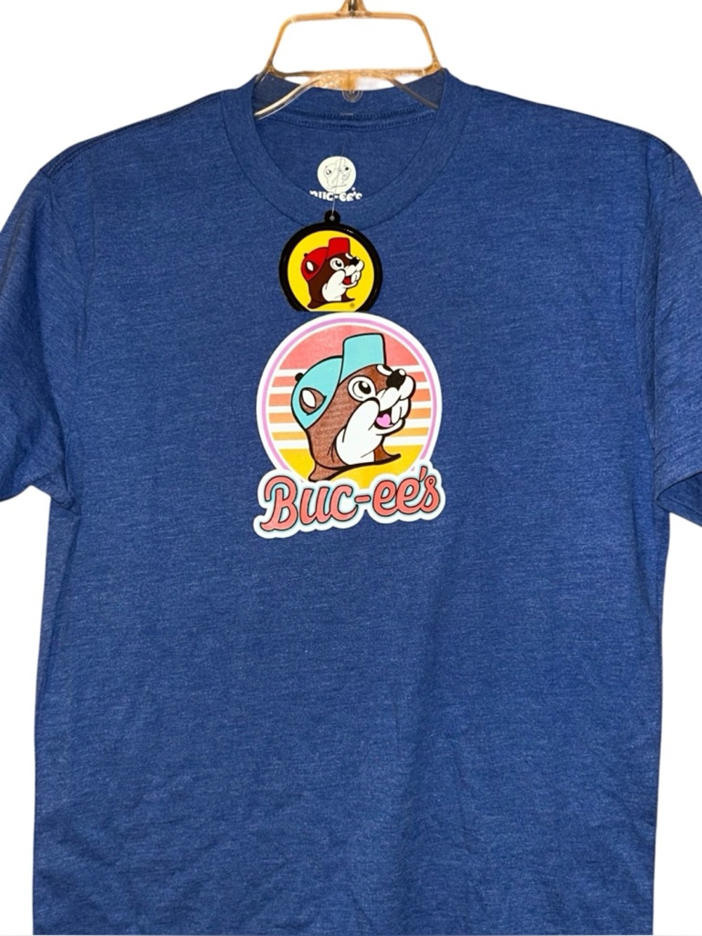 Buc-ee’s Women’s Front Back Graphic T Shirt Small Here Comes The Fun NWT